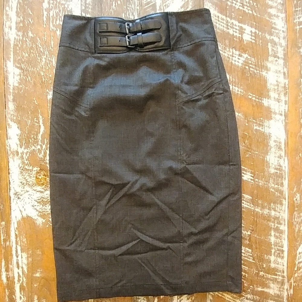 Gray Pencil Skirt Size 2